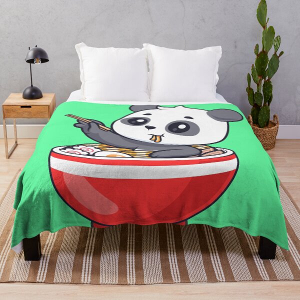Item preview, Cute Panda Eating Ramen Noodles with Chopsticks Cartoon Vector Icon - Adorable Animal and Food Illustration designed and sold by hjian8219.