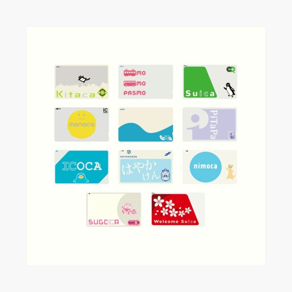 IC Cards - Kitaca, PASMO, Suica, manaca, TOICA, PiTaPa IC Cards - Kitaca, PASMO, Suica, manaca, TOICA, PiTaPa