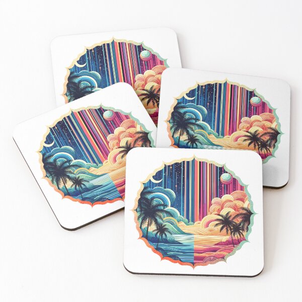 Aperçu de l'œuvre Summer palm tree sun and sea créée et vendue par artscreat.