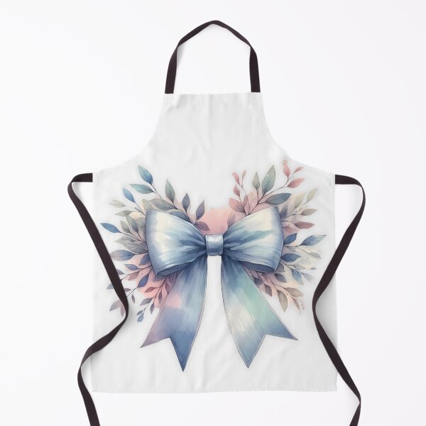 Item preview, Elegant Light Blue Coquette Bow with Nature Decor designed and sold by Dynke.