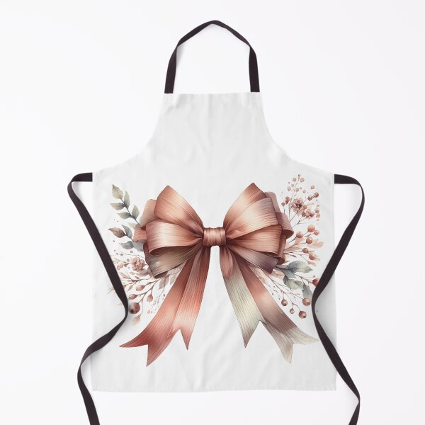 Item preview, Vintage Brown Coquette Bow with Floral Accents designed and sold by Dynke.