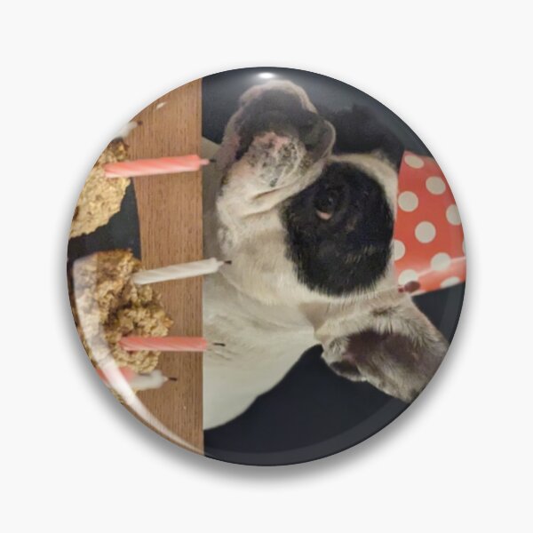 Item preview, French Bulldog Celebrating Her Birthday  designed and sold by SpikeWear.