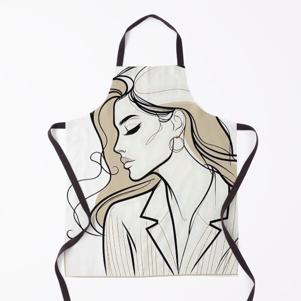 Item preview, Elegant Lady Portrait in Chic Brown Tones designed and sold by Dynke.