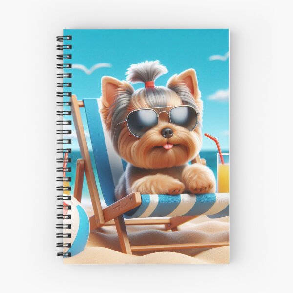 Item preview, Beach Days Yorkshire Terrier Vacation designed and sold by Wags & Tails.
