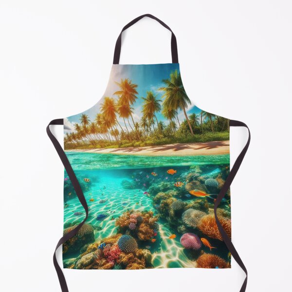 Item preview, Tropical Beach and Fish designed and sold by SeaStarAlex.