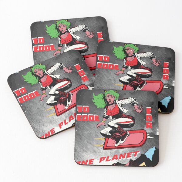 Item preview, Too Cool For One Planet -- Space Girl designed and sold by Legacy Pulp Studio.