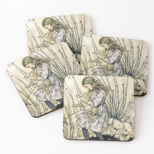 Item preview, Alice and the Pig Baby - Arthur Rackham designed and sold by forgottenbeauty.