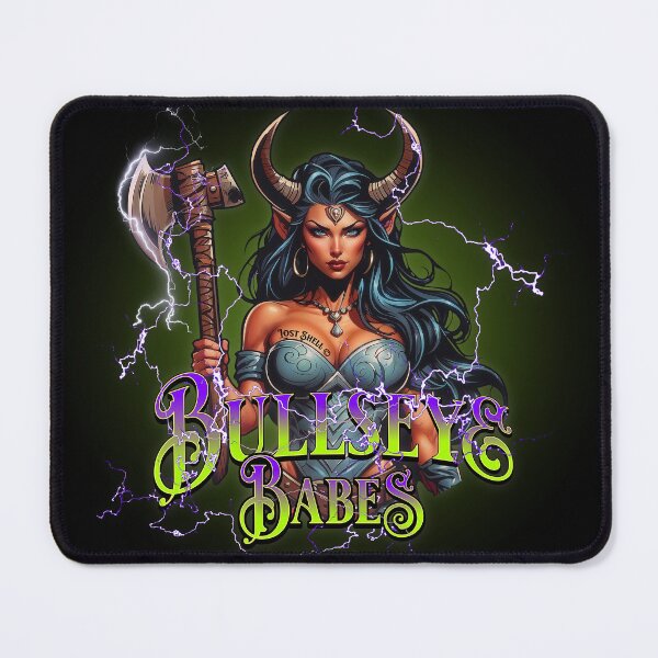 Item preview, Bullseye Babes Lightning Queen Badge designed and sold by Lost-Shell.