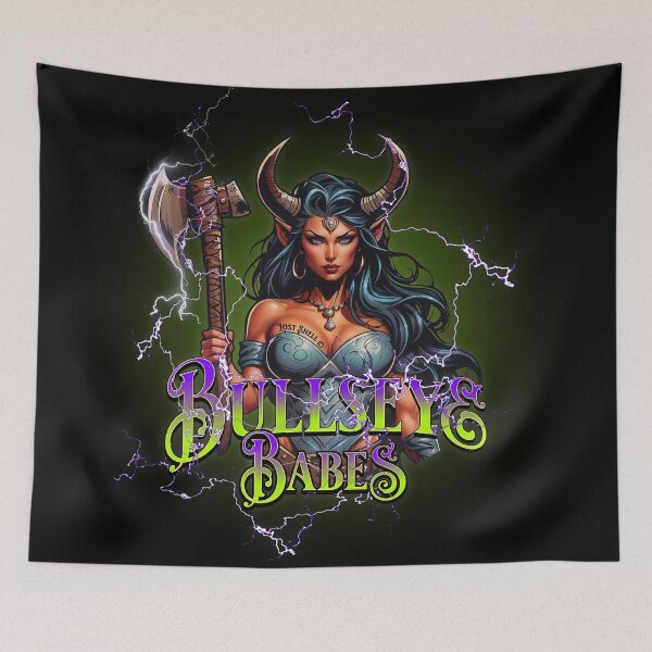 Item preview, Bullseye Babes Lightning Queen Badge designed and sold by Lost-Shell.