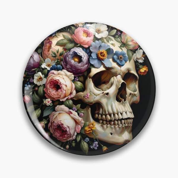 Item preview, Blooming Floral Skull Samsung IPhone Cell Phone Case  designed and sold by ChosinMarkets77.
