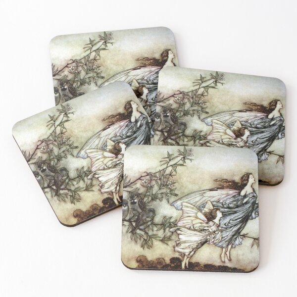 Item preview, The Fairies Have a Tiff with the Birds - Arthur Rackham designed and sold by forgottenbeauty.
