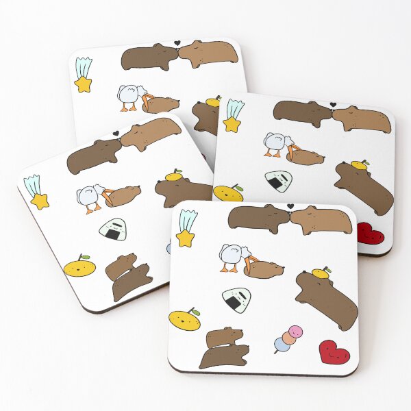 Item preview, Capybara sticker pack designed and sold by Bjammer.