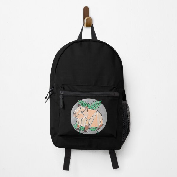 Item preview, Geometric Capybara - Black designed and sold by Hypedi.