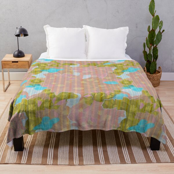 Item preview, Floral abstract pinstripe background designed and sold by goldsmudge.