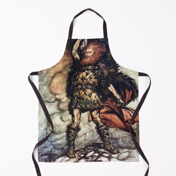 Item preview, Thor - Donner summons the storm clouds - Arthur Rackham designed and sold by forgottenbeauty.