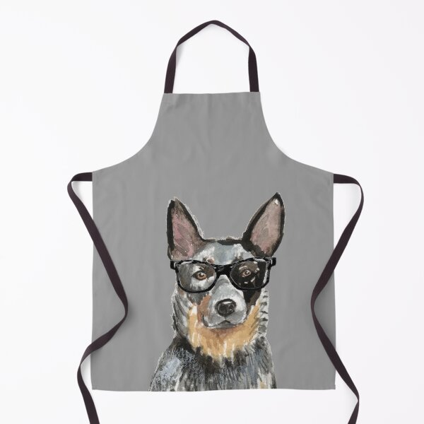 Item preview, Australian Cattle Dog Wearing Glasses  designed and sold by beastieboutique.