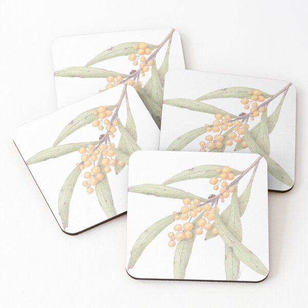 Item preview, Flowering Australian Wattle with Ladybird designed and sold by Todays a Good Day.