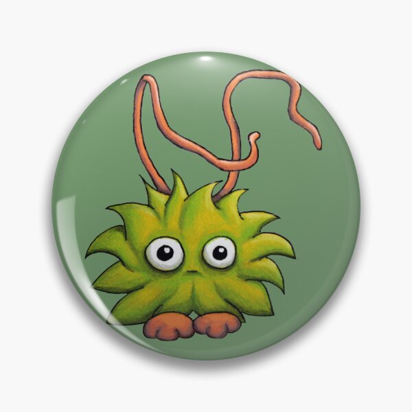 Artikelvorschau, Fuzzle, das verspielte grüne Monster entworfen und verkauft von ILoveTheQuirky.