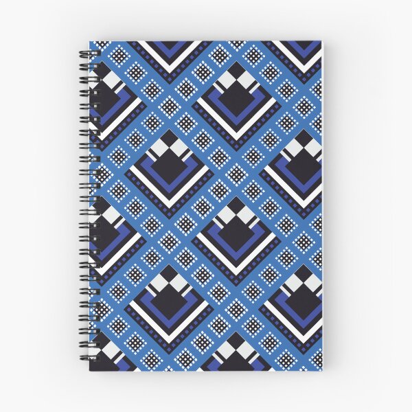 Item preview, Zimbabwe Modernised Blue Retso Retro Print  designed and sold by Zimbrand Designs.