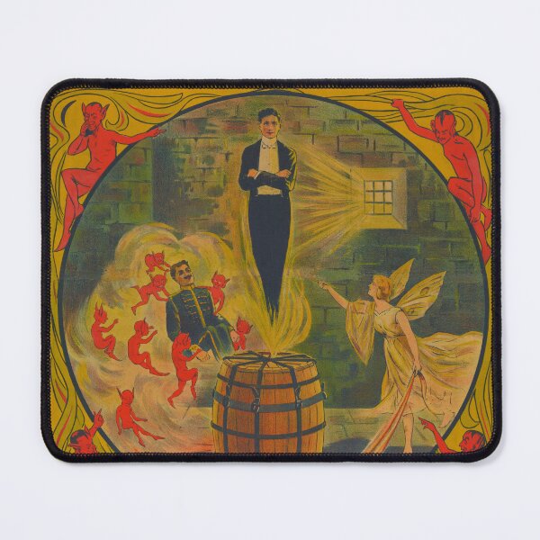 Item preview, Houdini Barrel Escape Poster designed and sold by seaplain.