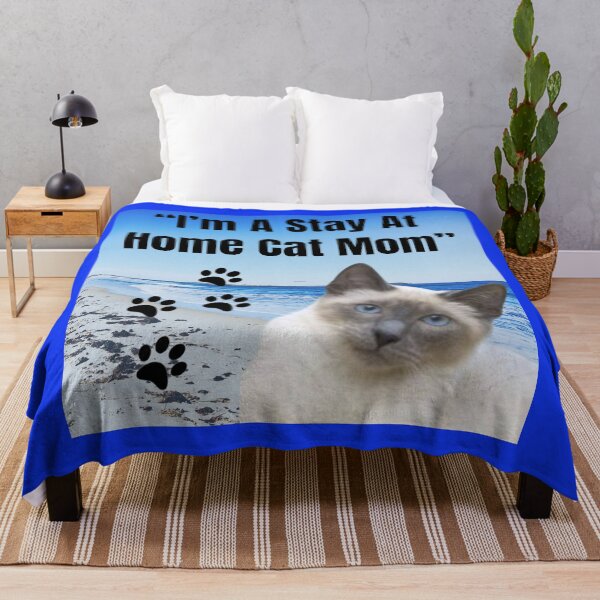 Item preview, "Stay At Home Cat Mom - Purrfectly Dedicated" designed and sold by Mrpalaad.
