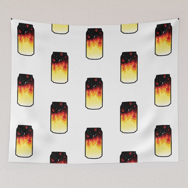 Item preview, Firey Soda Pop Can (Bordered Version) designed and sold by Carsondood.