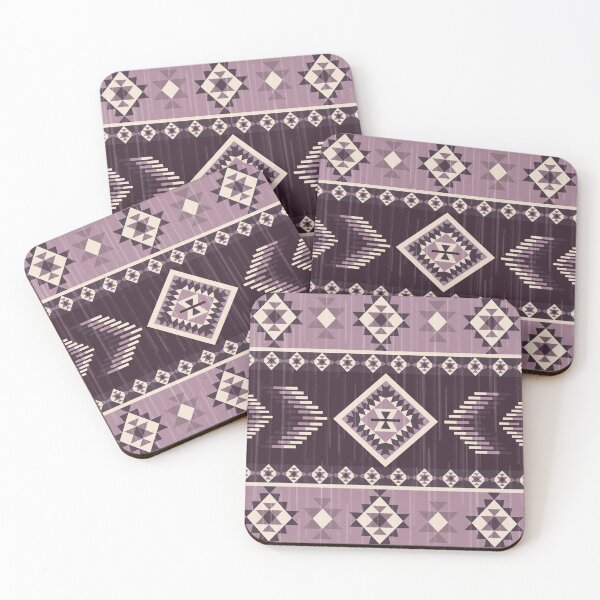 Item preview, Vintage Geometric Ethnic seamless pattern in a violet background designed and sold by kasune-shop.