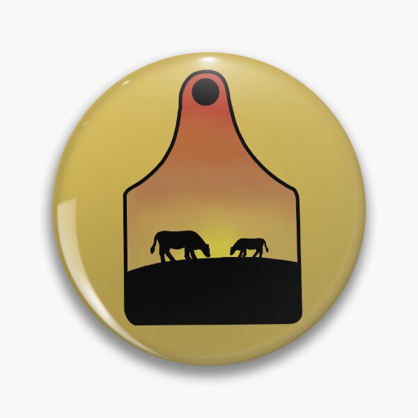 Item preview, Sunset Cow Ear Tag designed and sold by taylorrowan.