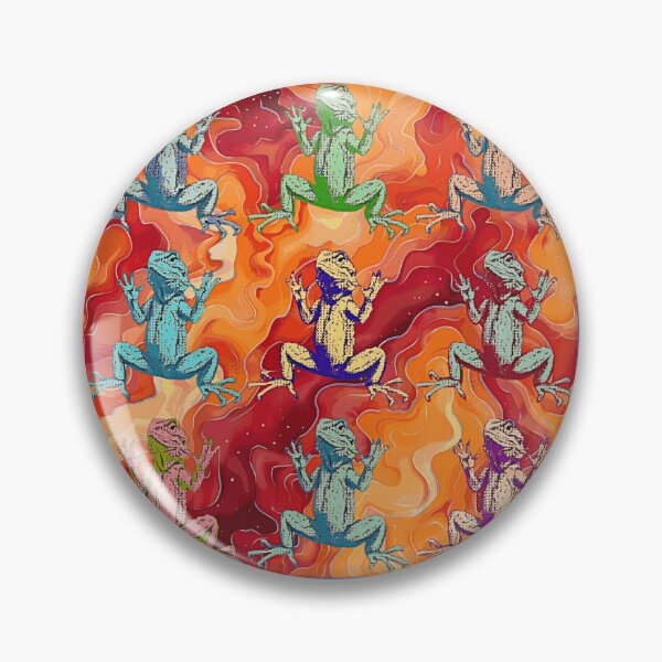 Item preview, Bearded Dragon Pattern - Pop Art  designed and sold by HausKatz.