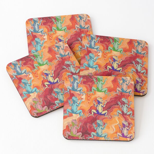 Item preview, Bearded Dragon Pattern - Pop Art  designed and sold by HausKatz.