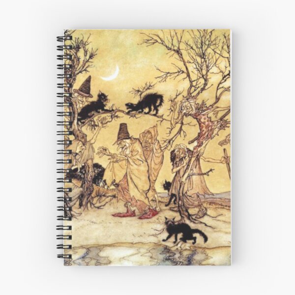 Item preview, The Witch's Sabbath - Arthur Rackham for The Legend of Sleepy Hollow designed and sold by forgottenbeauty.