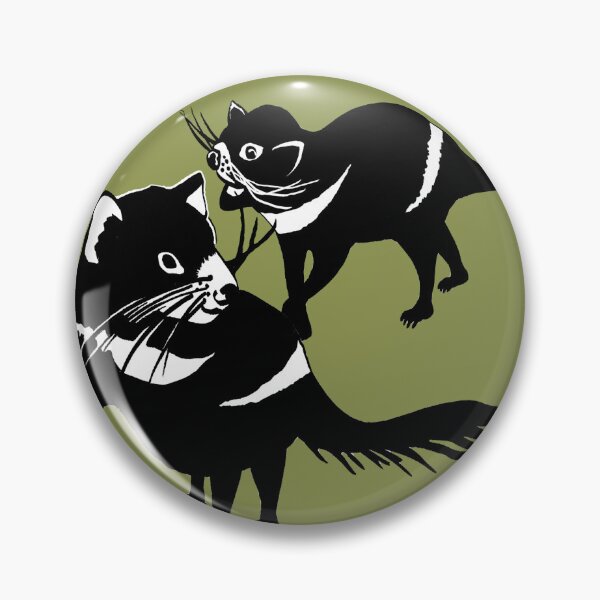 Item preview, Pair of Tasmanian Devils Endangered designed and sold by topologydesign.