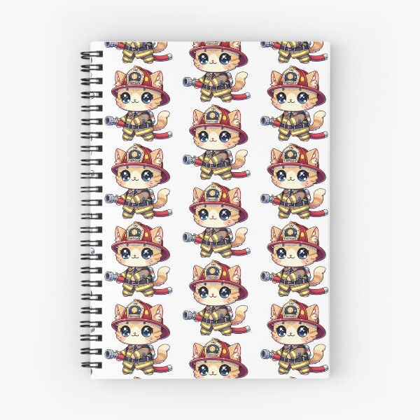 Item preview, Kawaii Cat Firefighter designed and sold by JH0816.