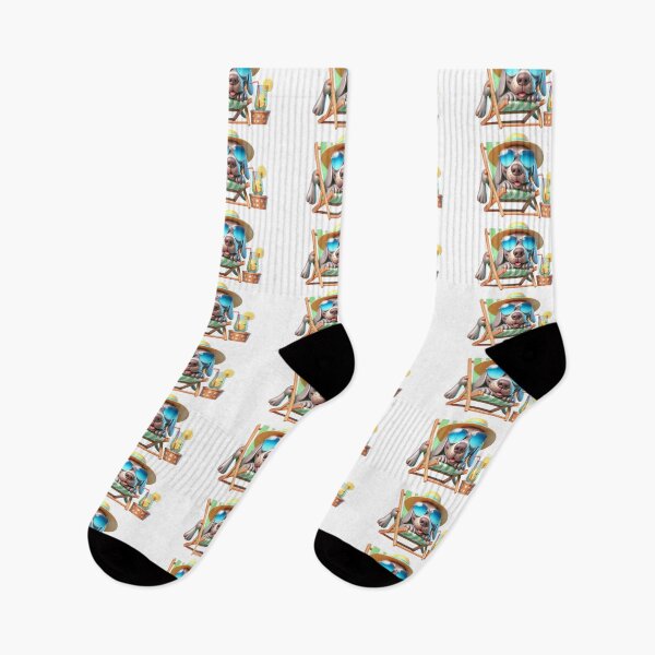 Item preview, Beach Days Weimaraner Vacation designed and sold by Wags & Tails.