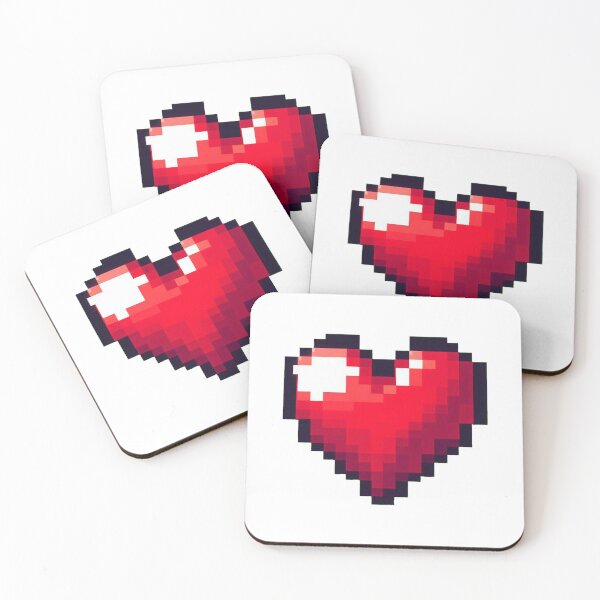 Item preview, Pixelated heart designed and sold by miriam-miranda.