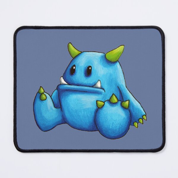 Item preview, Buddle the Blue Cute Monster designed and sold by ILoveTheQuirky.