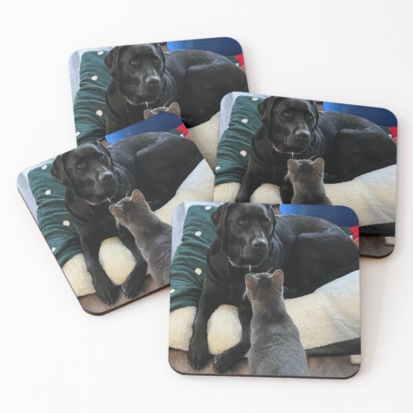 Item preview, Black Lab and Her Cat designed and sold by SpikeWear.