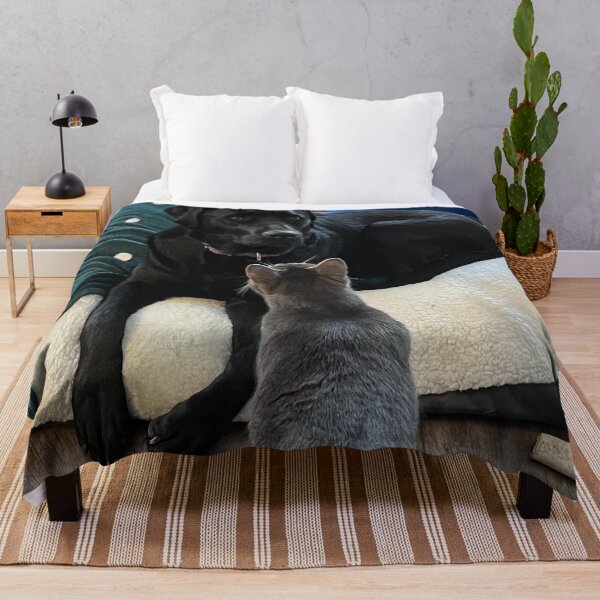 Item preview, Black Lab and Her Cat designed and sold by SpikeWear.