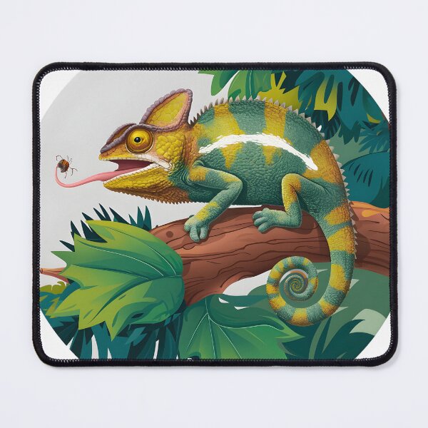 Item preview, Camouflage Chameleon Catching Dinner designed and sold by corynewton34.