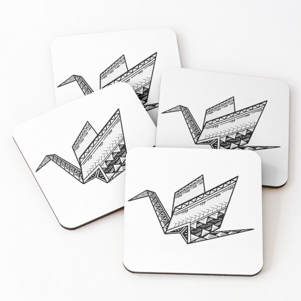 Item preview, Tribal Origami Crane designed and sold by Steeb757.
