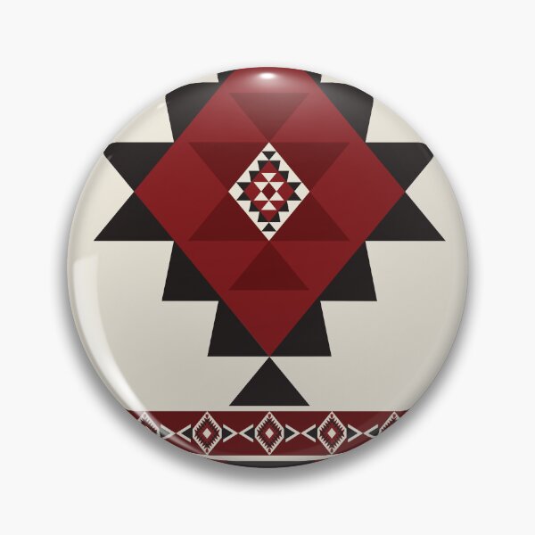 Item preview, Geometric Ethnic seamless in a red and black background designed and sold by kasune-shop.