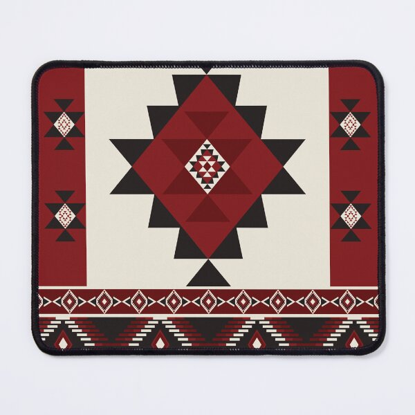 Item preview, Geometric Ethnic seamless in a red and black background designed and sold by kasune-shop.