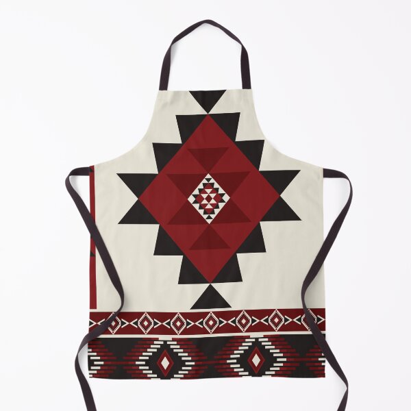 Item preview, Geometric Ethnic seamless in a red and black background designed and sold by kasune-shop.