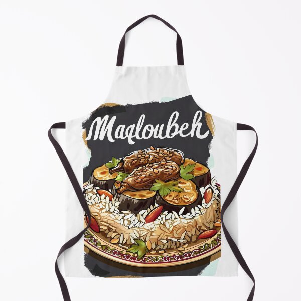 Item preview, Magloubeh Upside Down Delight: Savor the Rich, Layered Aubergines Flavors of Authentic Middle Eastern Cuisine designed and sold by FUNqoosh.