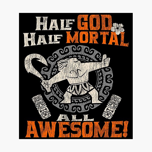 Item preview, Half God Half Mortal All Awesome Dks Worn designed and sold by Alema Art.