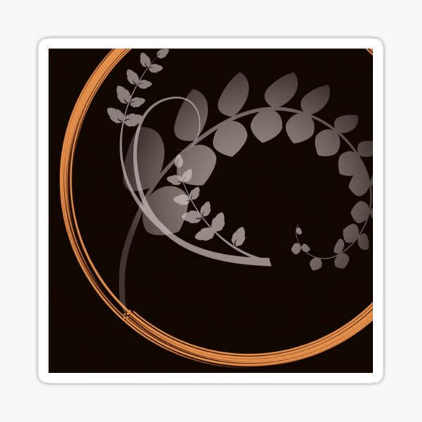 Item preview, Shadow flowers  designed and sold by KapowStickers.