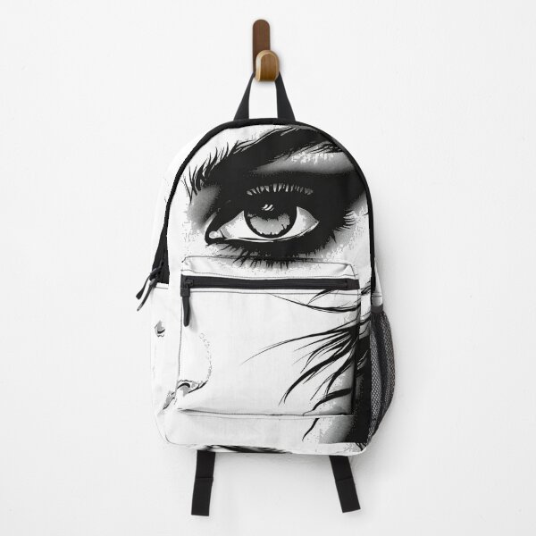 Item preview, silhouette sketch of a beautiful womans eye print designed and sold by dcrc.
