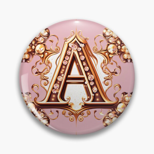 Item preview, Seamless golden letter A outfit designed and sold by Clara Fruggeri.