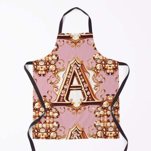 Item preview, Seamless golden letter A outfit designed and sold by Clara Fruggeri.