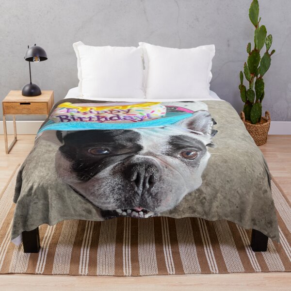 Item preview, French Bulldog Happy Birthday designed and sold by SpikeWear.